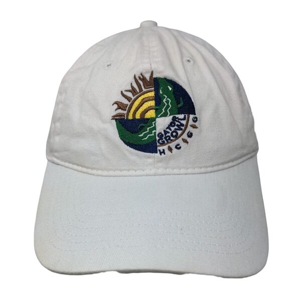 Gator Growl HCGG Slideback Hat White One Size Embroidered Port & Company - Picture 1 of 9